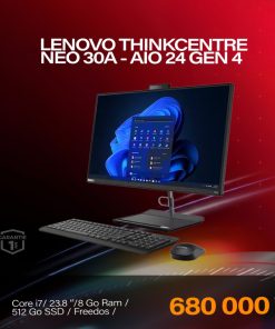 ORDINATEUR BUREAU LENOVO THINKCENTRE NEO 30A AIO 24 GEN 4