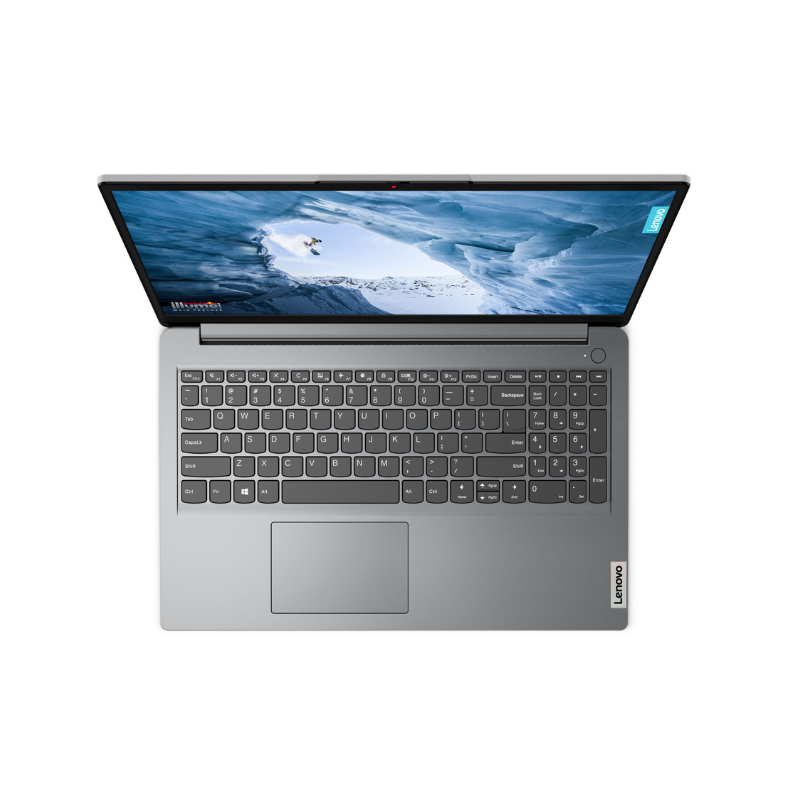 ORDINATEUR LENOVO IDEAPAD 1 15AMN7 VUE DU HAUT ORDINATEUR LENOVO IDEAPAD 1 15AMN7 VUE DU HAUT
