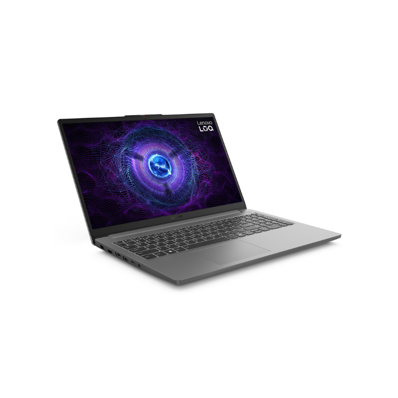 ORDINATEUR LENOVO LOQ 15IAX9E VUE DE PROFIL GAUCHE ORDINATEUR LENOVO LOQ 15IAX9E VUE DE PROFIL GAUCHE