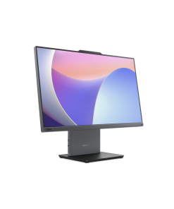 ORDINATEUR BUREAU LENOVO THINKCENTRE NEO 50 A 24 G5 ALL-IN-ONE VUE DE FACE PROFIL GAUCHE
